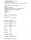 Recibo de pago de ISV